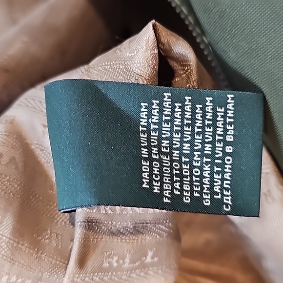 Ralph Lauren Green Bag Purse - Picture 13 of 13